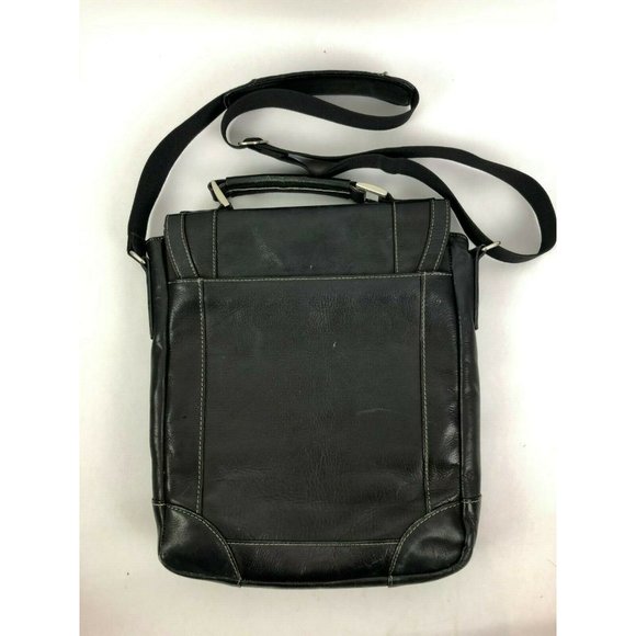 Wilsons Leather Purse Flap Cross Body Black Soft - Picture 2 of 8